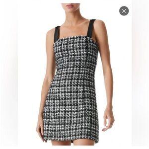 Alice + Olivia Bonita Dress A Line Tweed Dress size 6